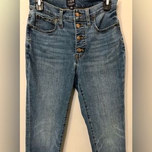 J Crew Women’s Size 27 Straight Leg Denim Blue Jeans